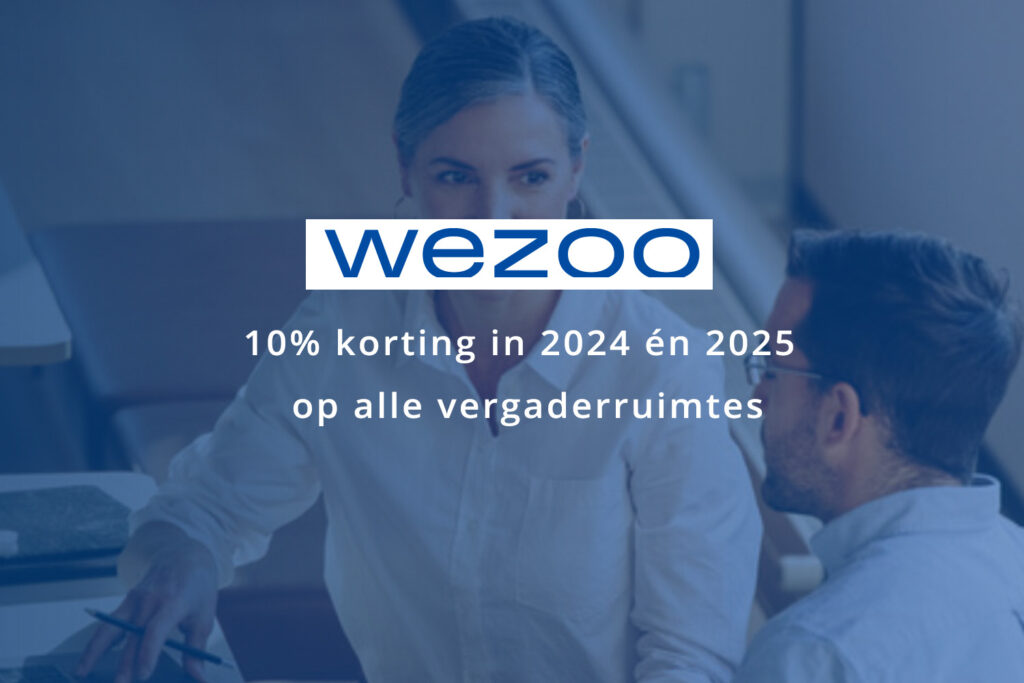 Korting op alle Wezoo vergaderruimtes!