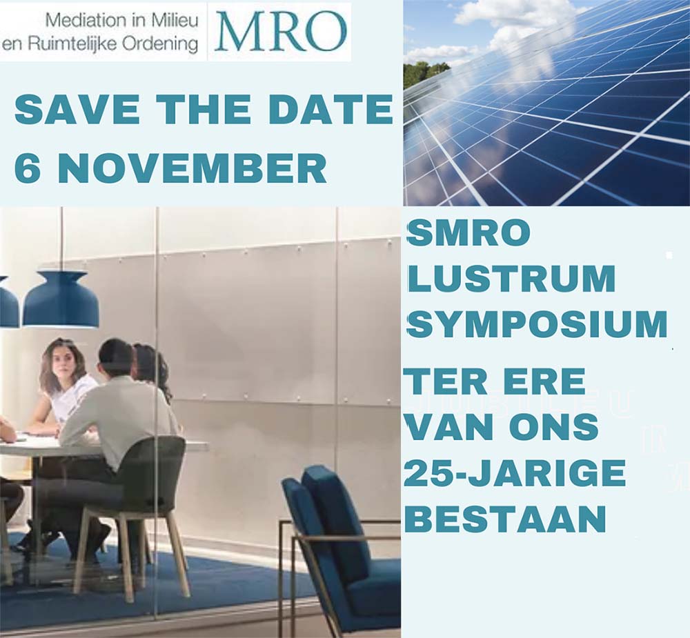 SAVE THE DATE: 25 jaar SMRO  Lustrum Symposium